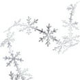 thumbnail image 7 of 1Pc 10 Meters Snowflake Trim Ribbon Creative Chic Christmas Tree Ornament New Year Decoration Silver, 7 of 7