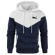 thumbnail image 4 of Sudaderas con capucha estampadas para hombre, ropa deportiva para exteriores, Sudadera con capucha de pesca de moda, top a juego de dos colores, simplicidad callejera, Otoño e Invierno, 4 of 5
