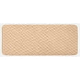 thumbnail image 1 of Yellow and Orange Kitchen Mat, Crossed Stripes Line Art Design Modern Diagonal Skewed Squares, Plush Decorative Kitchen Mat with Non Slip Backing, 47" X 19", Pale Yellow Orange, by Ambesonne, 1 of 1