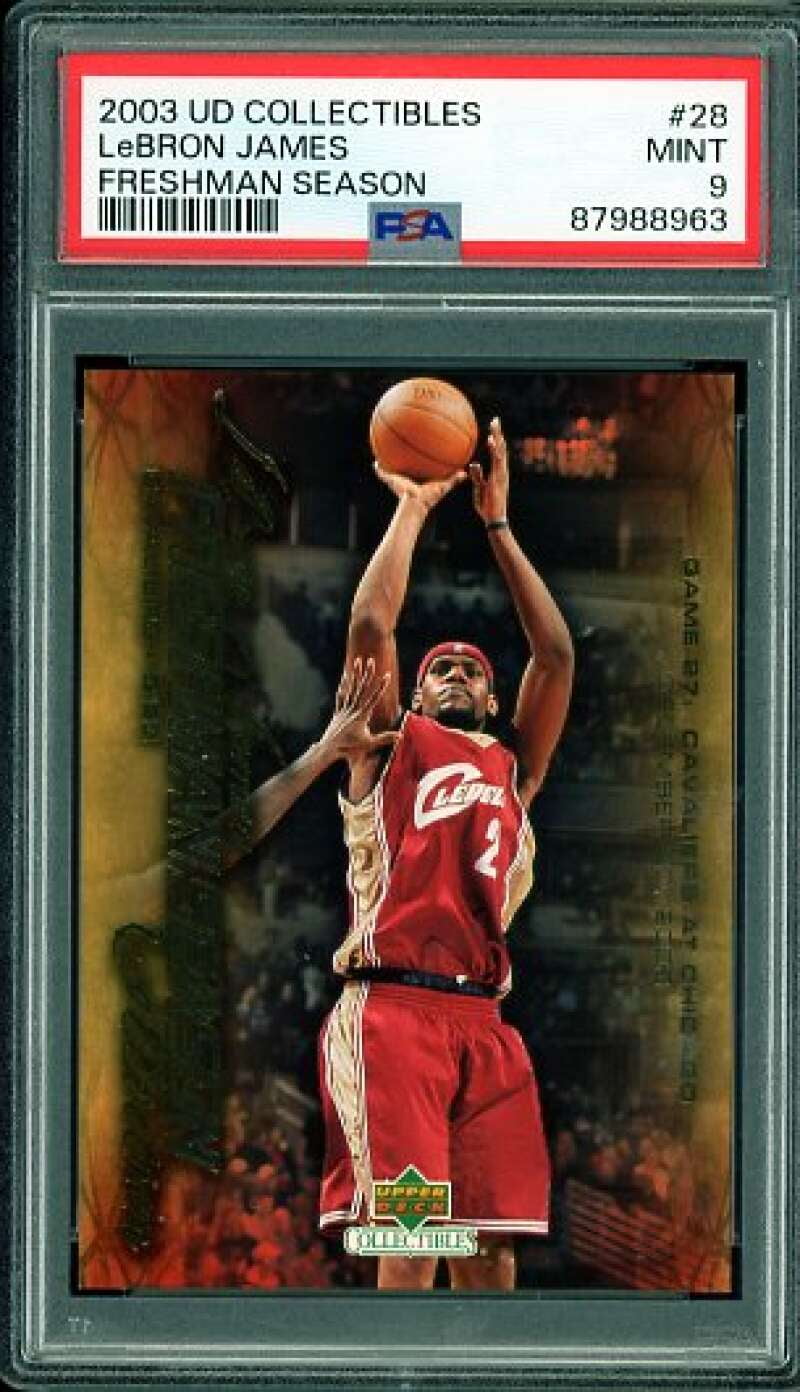 Kobe Bryant Rookie Card 1996-97 Upper Deck UD3 #43 PSA 9 - Walmart.com