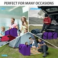 thumbnail image 6 of iFARADAY Extra Large Duffel Bag 32.5 inch Lightweight Luggage for Travel(Purple), 6 of 7
