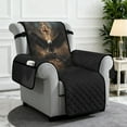thumbnail image 2 of TSOVTHRID Eagle Cross Flame Print Recliner Chair Covers Lazy Boy Recliner Covers Stay in Place Couch Cover Slipcovers Non-Slip Furniture Protector with Elastic Strap for Pets, 2 of 7