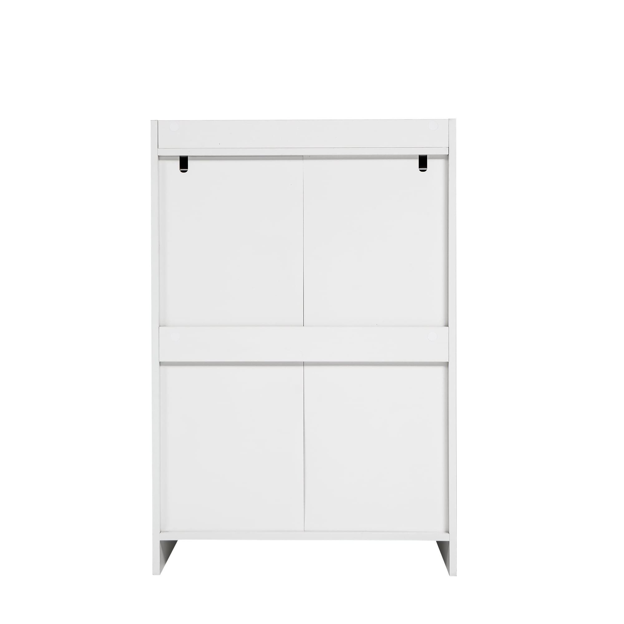 Kadyn Bathroom Floor Cabinet Side Storage Cabinet, Freestanding Storage Cabinet with four drawers, Modern Floor Storage Cabinet for Bathroom, Whit
