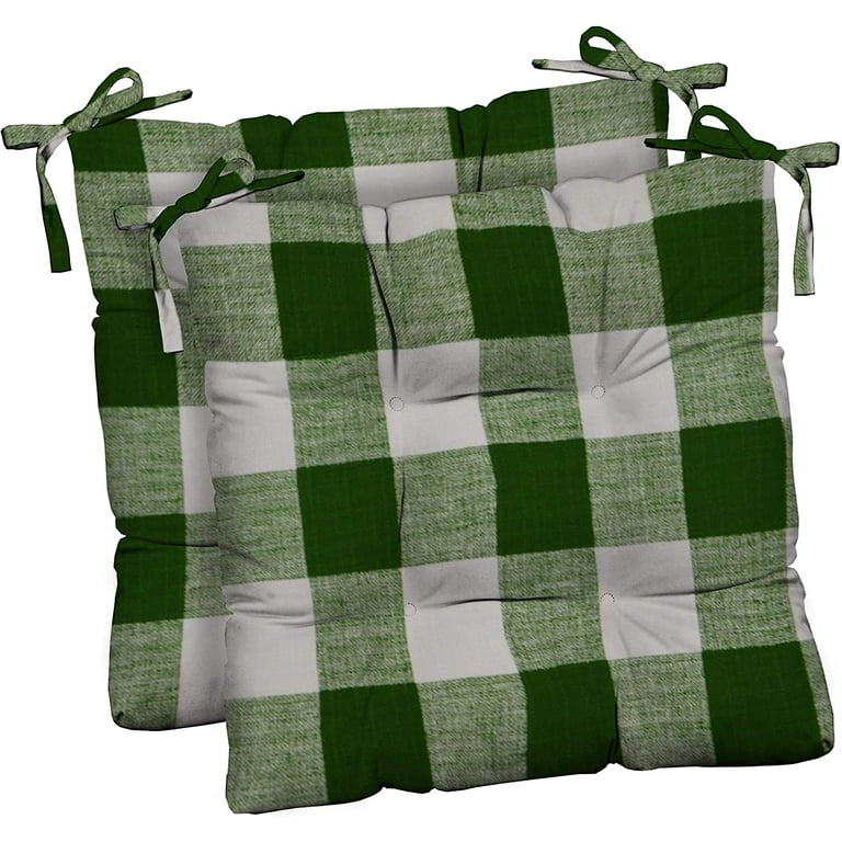 Buffalo plaid outdoor seat cushions sale