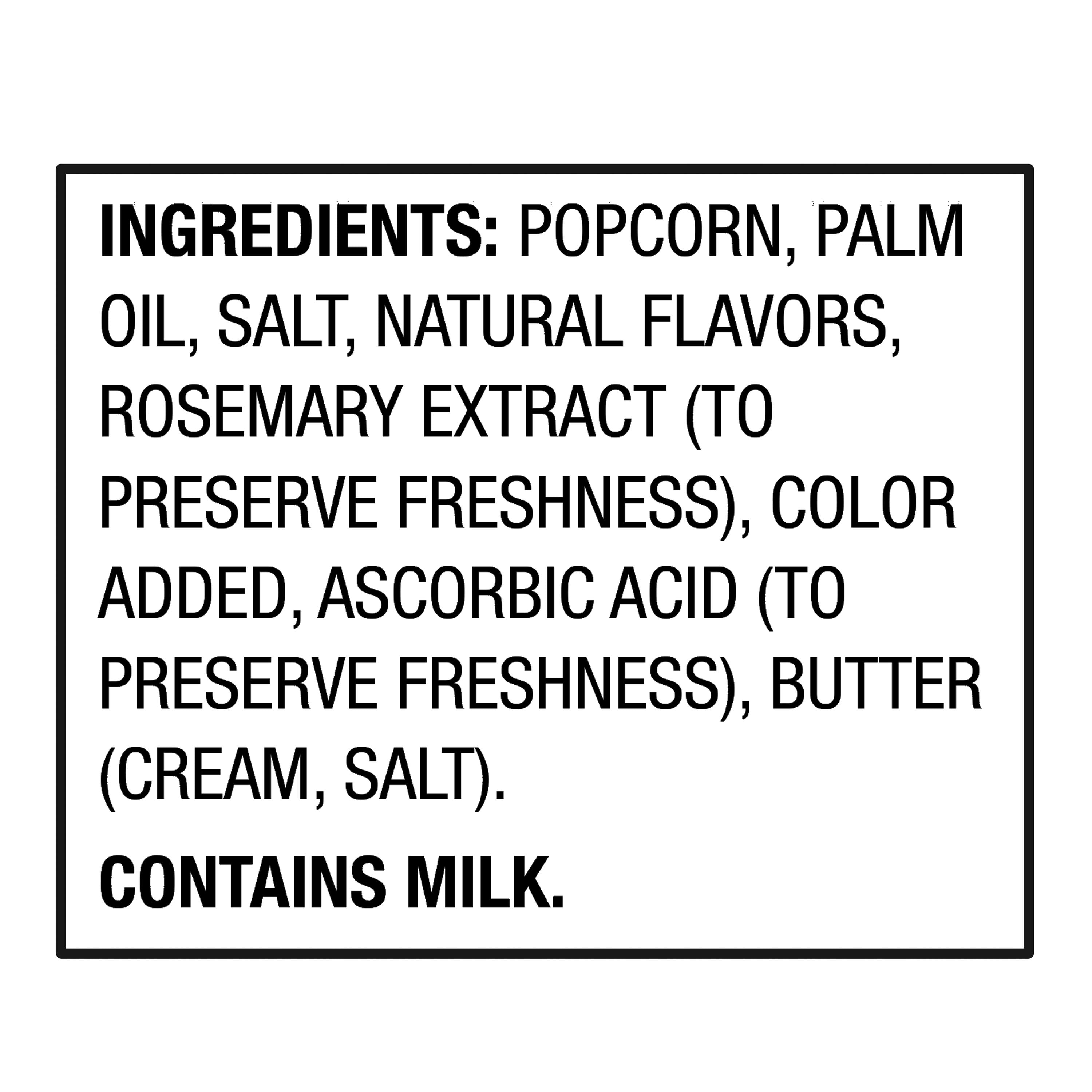 Great Value Extra Butter Flavored Microwave Popcorn, 2.55 oz, 12 Count