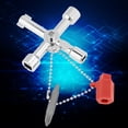 thumbnail image 1 of Llave en cruz para gabinete, 10 piezas Llave en cruz de control universal multifunción Llave en cruz universal Características de vanguardia, 1 of 12