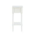 thumbnail image 5 of Linon Athalee Single Drawer Indoor Accent Side Table with Shelf, 29.5" Tall, White, 5 of 17