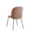 thumbnail image 4 of Colton Dining Chairs Grey PU Leather Acrylic Leg Armless, 4 of 8