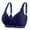 Blue, variant on Sokhug Women's Plus Size Bra,Casual Lace Shaping Cup Plus Size Extra-Elastic Wirefree Underwear