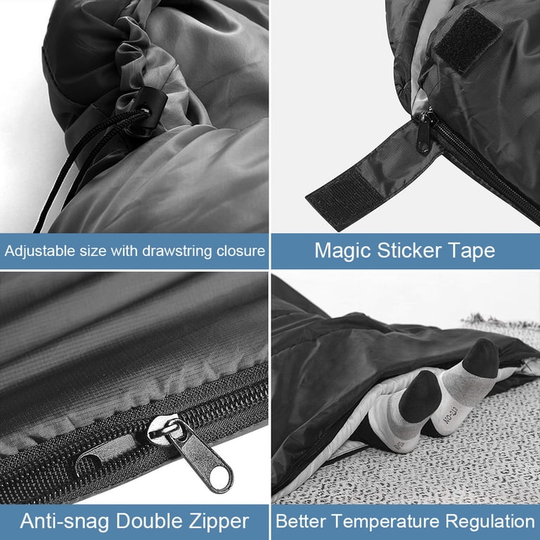 Ultralight Waterproof Sleeping Bag, 41°F to 59°F photo 8
