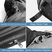 COWIN Sleeping Bags for Adults Backpacking Lightweight Waterproof 41℉-59℉ for Camping Hiking Outdoor Travel with Compression Bags 3.52lb , Black