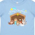 thumbnail image 4 of Inktastic Merry Christmas Cute Nativity Scene Boys or Girls Baby T-Shirt, 4 of 5