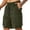 Army Green, variant on JIUKE Cargo Shorts for Men Casual Elastic Waist Straight Leg Lightweight Summer Hiking Shorts Work Shorts with Povkets