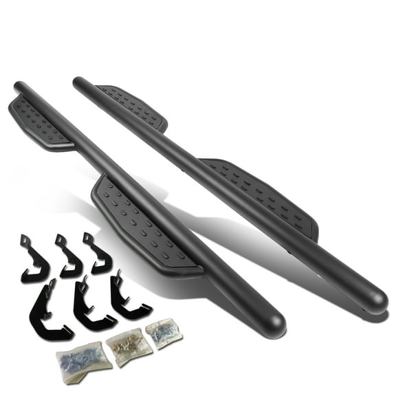 DNA Motoring 3" Aluminum Nerf Bars, Fits 07-19 Chevy Silverado/GMC Sierra Extended Cab