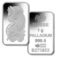 thumbnail image 4 of Various 1 Gram Palladium Bar, 99.95% Pure, Precious Metal, 4 of 4