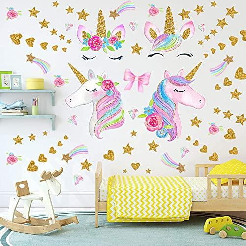 Sticker mural licorne grande licorne autocollant licorne décoration