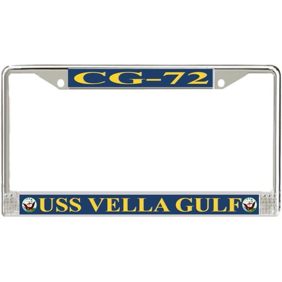 USS Vella Gulf CG-72 License Plate Frame