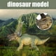 thumbnail image 2 of Modelo de dinosaurio HUOGUO de juguete liso pintado a mano para regalo para niño, 2 of 3