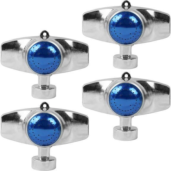 360 Degree Metal Spot Sprinkler, Lawn Sprinklers for Yard, Circle Pattern Sprinkler with Gentle Water Flow for Small Area Yard Lawn Garden Watering, Coverage Up to 30FT (4)