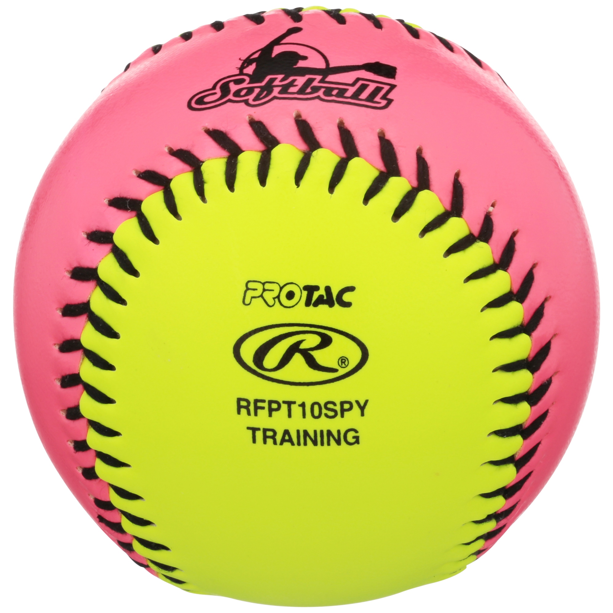 Rawlings | Fastpitch Training Softball | Soft Poly-Core Center, Ages 8U | 10" | RFPT10SPY | Pack of 12
