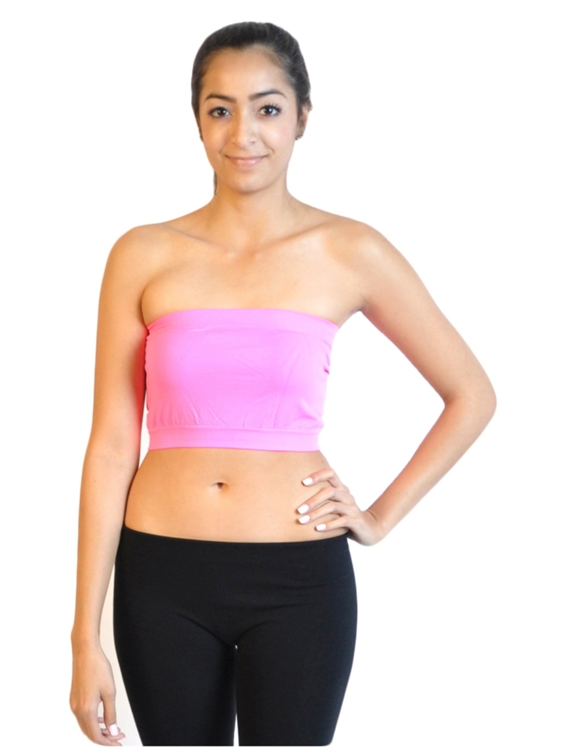 pastel yellow tube top