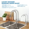 thumbnail image 2 of APEC FAUCET-CD-COKE-NP Ceramic Disc Designer Faucet Coke Shaped Non-Air Gap Faucet, Brushed Nickel, 2 of 4