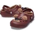 thumbnail image 1 of Zuecos Clásicos Forrados Crocs Kids para Niños Pequeños Color Arcilla Oscura Talla 10 M, 1 of 7