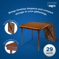 thumbnail image 6 of Stakmore Straight Edge 32" Square Folding Card Table, Fruitwood Finish, 6 of 10