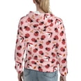 thumbnail image 7 of Cauagu Cute Ladybugs 1 for Women's Hooded Sweatshirts Pullover Hoodie for Women Fall Workout Sweat Long Sleeve Preppy Sweatshirts-Medium, 7 of 7
