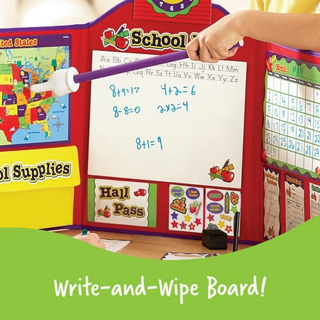 Learning Resources Pretend and Play School Set, American, 149 Pieces