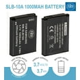 thumbnail image 2 of BM Premium 2 Pack of SLB-10A Batteries for Samsung WB150F, WB200, WB250F, WB2100, WB500, WB550, WB750, WB800F, WB850, WB850F Cameras, 2 of 4