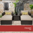 thumbnail image 2 of Premier 5 Piece Outdoor Wicker Patio Furniture Set 05a, 2 of 7