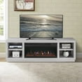 thumbnail image 5 of FESTIVO 77 in. TV Stand with Electric Fireplace for TVs up to 85 in. Saw Cut Off White, 5 of 10