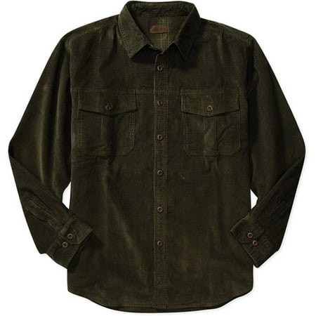 Faded Glory - Big Men's Flannel-Lined Corduroy Shirt