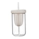 thumbnail image 4 of Vaso portátil para beber, taza de té de burbujas para batidos, reutilizable, de boca ancha, para agua Blanco 450ml, 4 of 9
