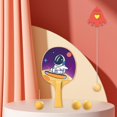 thumbnail image 4 of Hanging Table Tennis Trainer Set Accessories Slip Hand Eye Coordination 2 Paddles 4 Balls, 4 of 4