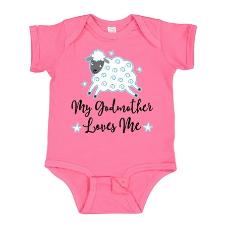 

Inktastic Godmother Godson Lamb Gift Baby Boy Bodysuit