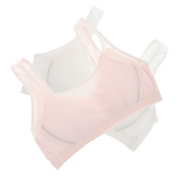 RENACLIPY Toddler Girl Training Underwear Running Bra White 2Pcs