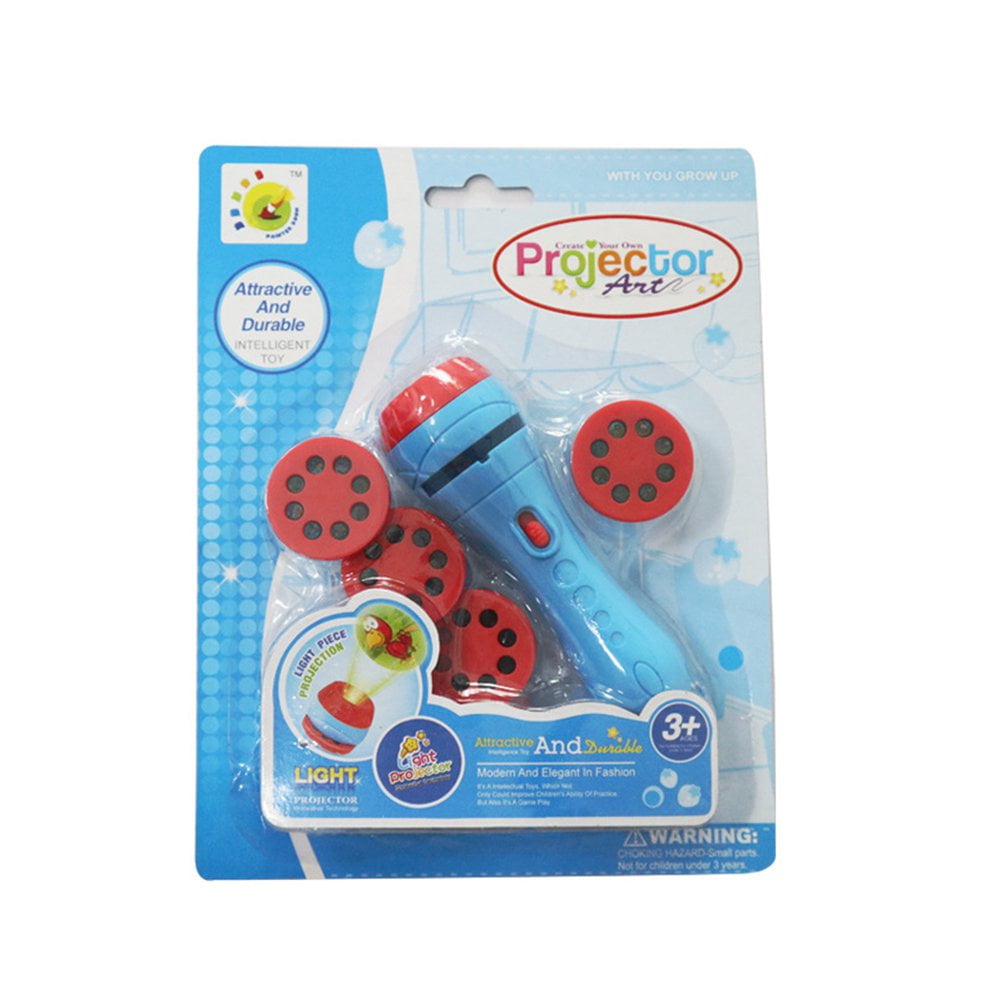 Mini Toy Projector Slide Kids Story Flashlight Slide Projector Sleeping