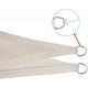 thumbnail image 4 of Vela de sombra rectangular, 2x4m, resistente al agua y a los rayos UV, blanco crema, 4 of 5