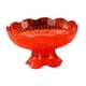 thumbnail image 4 of Frutero con pedestal y diseño escurridor, decoración de mesa, moderno, decoración del hogar, soporte para aperitivos, bandeja de frutas para encimera Rojo, 4 of 8