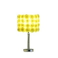 thumbnail image 6 of ORE International 18.25" Yellow Roses in Bloom Acrylic / Metal Table Lamp, 6 of 6