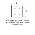 thumbnail image 3 of Candler 2 Rocker Golden Champagne Wall Plate, 3 of 9