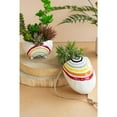 thumbnail image 2 of HANGING CERAMIC RAINBOW PLANTER, 2 of 7