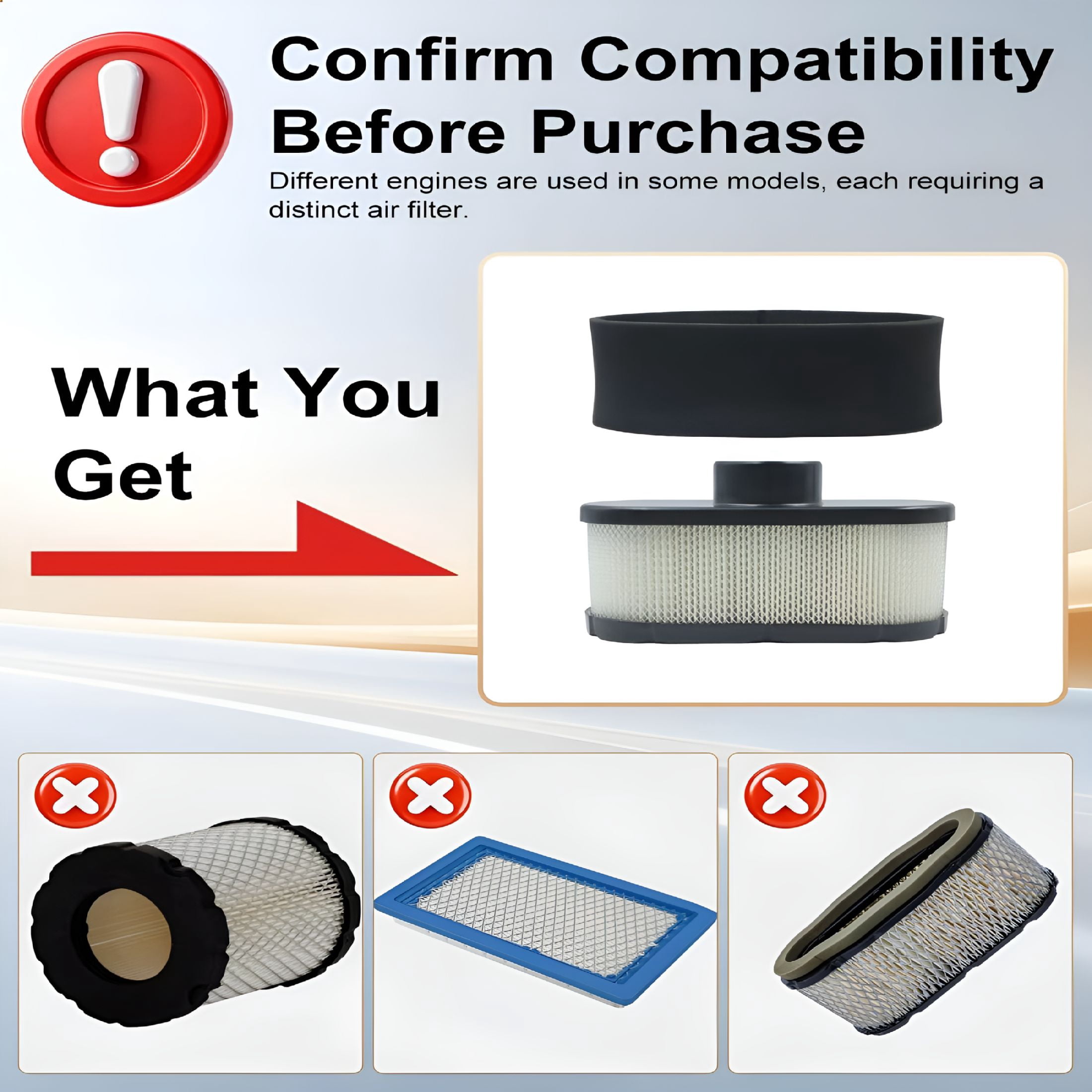 CURYMAY Oil Change Kit for Lawn Mower Maintenance, X350, S240, X380, X580, X300, X320, Z530M, Z445 Parts Accessories