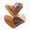 Brown, variant on Booties for Baby & Toddler Cowboy Cowgirl Boots Infant Western Boots Toddler Boys Girls Round Toe Riding Mid Calf Boots Size 0-3 Months
