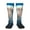 2 Black-2, variant on White Jellyfish Dansing in the Ocean Print Contrast Color Stockings, Elastic Sports Socks Warm Socks Clothing Accessories, Adult Unisex