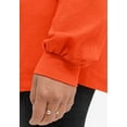 thumbnail image 5 of ellos Women's Plus Size French Terry Blouson Sleeve Sweatshirt Tunic, 5 of 6