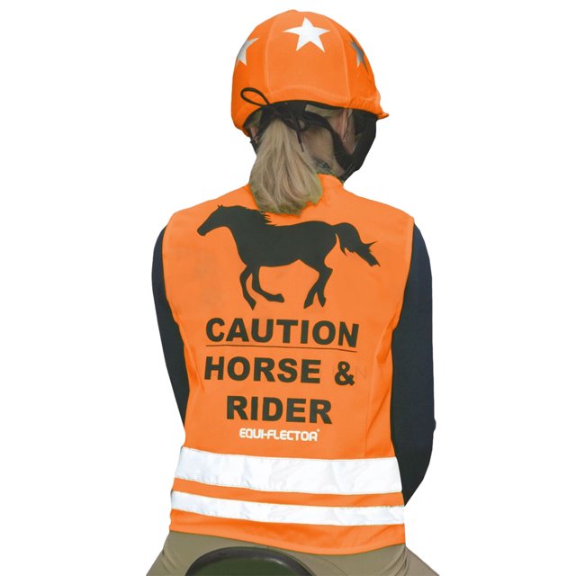 Equi-Flector - Chaleco de Seguridad para Adultos Unisex (Naranja)