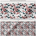 thumbnail image 2 of Soimoi Cotton Cambric Fabric Two Tone Camouflage Decor Fabric Printed Yard 42 Inch Wide, 2 of 7